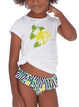 Bikini Mayoral Lemon Blu per Bambina
