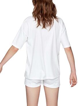 T-Shirt Pepe Jeans Lali bianca Donna 