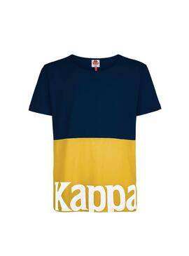 T-Shirt Kappa Carrency Bicolor per Uomo