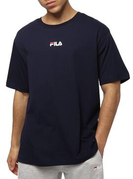 T-Shirt Fila Bender Blu Navy Per Uomo