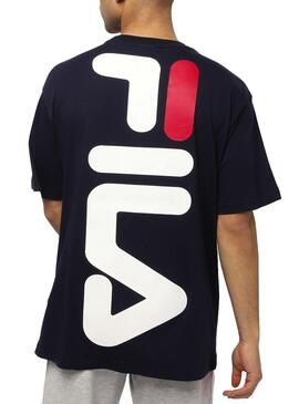 T-Shirt Fila Bender Blu Navy Per Uomo