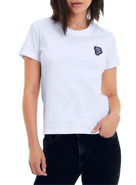 T-Shirt Puma Digital Love Branco per Donna