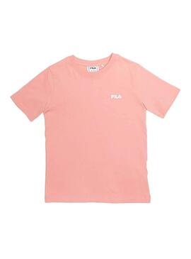 T-Shirt Fila Tarlo Rosa para Bambina