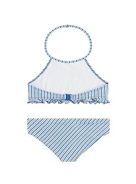 Bikini Tommy Hilfiger Stripes Blu per Bambina