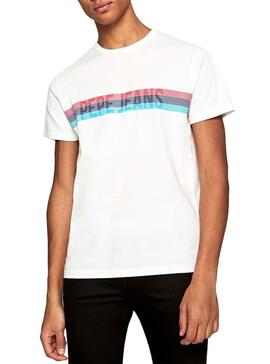 T-Shirt Pepe Jeans Marke White per Uomo