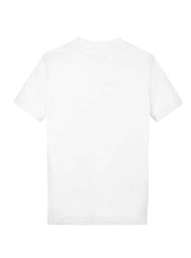 T-Shirt Tommy Hilfiger Flag Bianco per Bambino