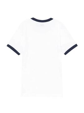 T-Shirt Levis Ringer Bianco per Bambino
