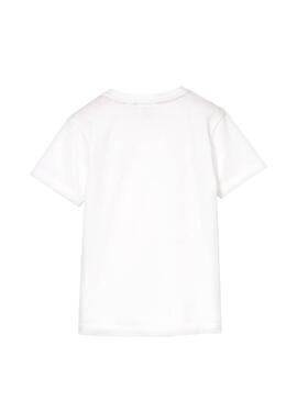 T-Shirt Lacoste Basic Bianco per Bambino