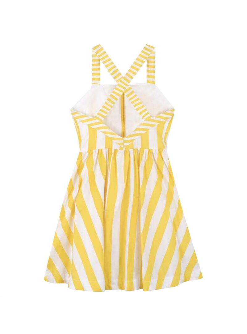 Vestito Mayoral Summer Giallo per Bambina