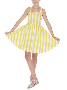 Vestito Mayoral Summer Giallo per Bambina