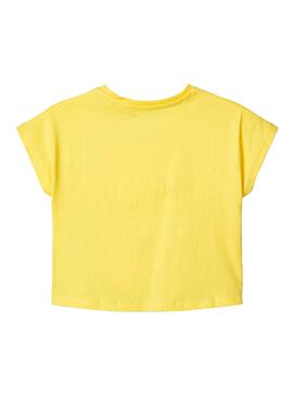 T-Shirt Name It Vilma Giallo per Bambina