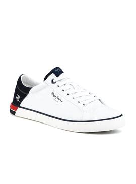 Sneaker Pepe Jeans Marton bianco per Uomo