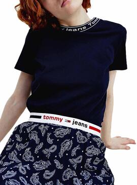 Gonna Tommy Jeans Blu per Donna