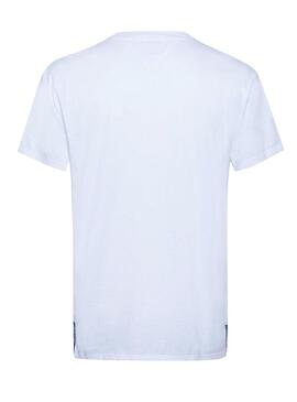 T-Shirt Tommy Jeans Solid Bianco  per Uomo