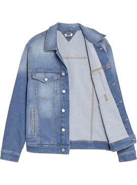 Giubbotto Denim Tommy Jeans Oversize ANMB Donna