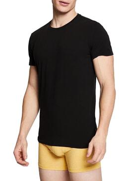 T-Shirt Levis Slim Nero per Uomo