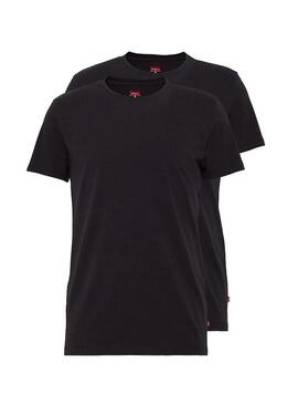 T-Shirt Levis Slim Nero per Uomo