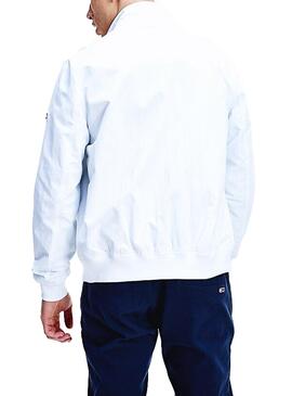 Giubbotto Tommy Jeans Essential Bomber Bianco 