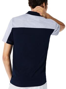 Polo Lacoste Wave Gris per Uomo