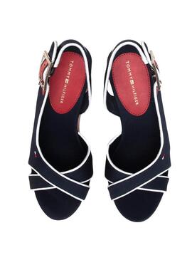 Sandali Tommy Hilfiger Basic Wedge Blu 