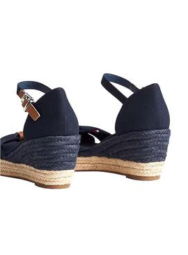 Sandali Tommy Hilfiger Open toe Blu per Donna