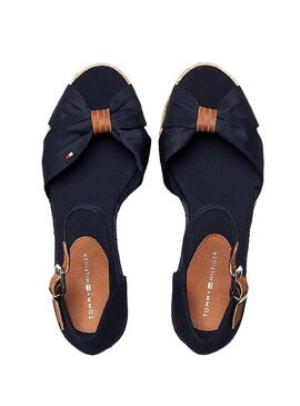 Sandali Tommy Hilfiger Open toe Blu per Donna