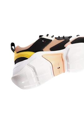 Sneaker Tommy Jeans Chunky Giallo per Donna