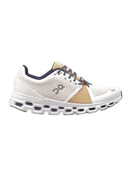 Sneaker On Running Cloudstratus White Donna