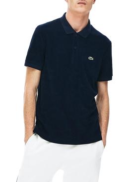 Polo Lacoste Plush Blu Navy per Uomo