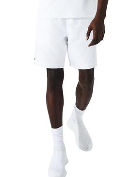 Short Lacoste Tenis Bianco per Uomo