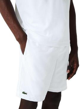 Short Lacoste Tenis Bianco per Uomo