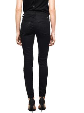 Pantalon Diesel Slendy Nero per Donna