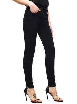 Pantalon Diesel Slendy Nero per Donna