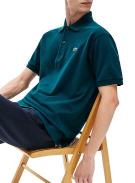 Polo Lacoste Classic Verde per Uomo