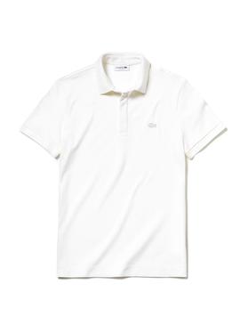 Polo Lacoste Paris White Men