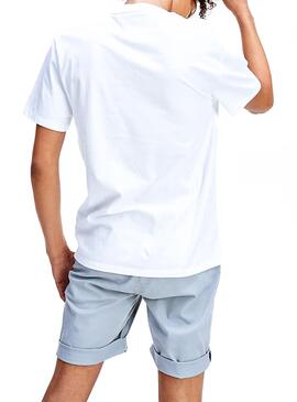 T-Shirt Tommy Jeans ricamato Bianco 