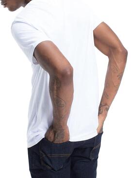 T-Shirt Tommy Jeans Original Bianco  per Uomo