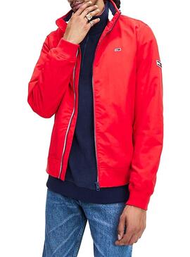 Giubbotto Tommy Jeans Essential Bomber Rosso