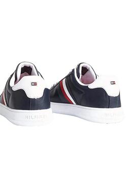 Sneaker Tommy Jeans Essential Leather Blu 