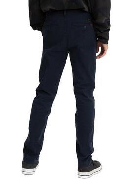 Pantaloni Levis Chino Slim Blu Navy per Uomo