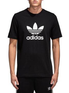 T-Shirt Adidas Trefoil Nero