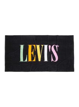 Asciugamano  Levis Serif Logo Nero per Donna y Uomo