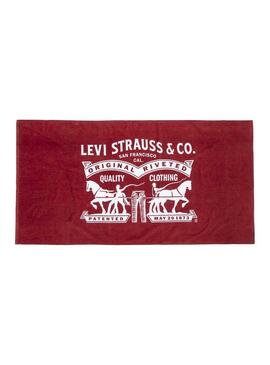 Asciugamano  Levis Classic Rosso per Donna e Uomo