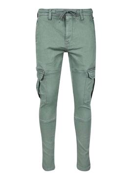 Pantaloni Pepe Jeans Jones Verde per Uomo