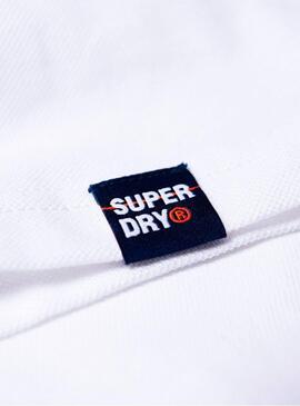 Polo Superdry Lite Bianco per Uomo