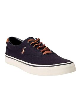 Sneaker Polo Ralph Lauren Thorton Nero Uomo