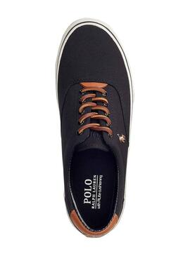 Sneaker Polo Ralph Lauren Thorton Nero Uomo