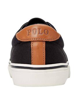 Sneaker Polo Ralph Lauren Thorton Nero Uomo