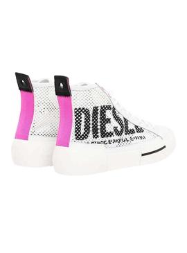 Sneaker Diesel S-DESE MID Bianco per Donna