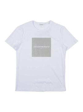 T-Shirt Antony Morato Bianco  Logo per Uomo